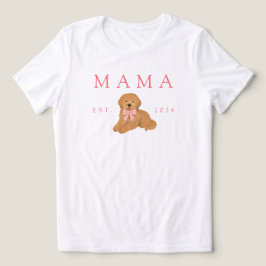 ピンクママ ゴールデンドゥードル 誕生日 トライブレンドＴシャツ