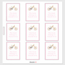 ピンクマリアマウンテンバイク蔵書票