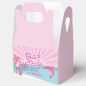 ピンクマリブビーチ誕生日 フェイバーボックス (見開き)