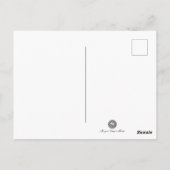 ピンクマリーアントワネットボンジュール友情あいさつ ポストカード (裏面)