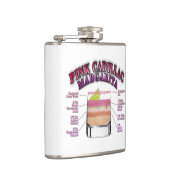 ピンクマルガリタカクテルレシピアート フラスク (右)