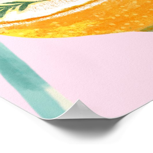 ピンクマルガリータカスタムバチェロレッテへようこそ ポスター (角)