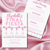 ピンクマルガリータファイナルフェスタバチェロレッテ週末 招待状