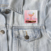 ピンクマルガリータブライダルバチェロレッテ 缶バッジ (インサイチュ)