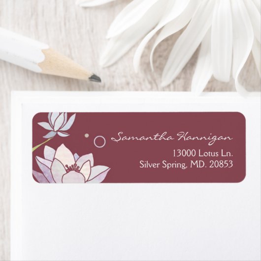 ピンクマルサラゼンロータス ラベル (インサイチュ)