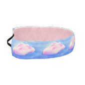 ピンクマルシャマロ雲ノンヘッドバスリップまたは滑ることンドング アスレチックヘッドバンド (左)