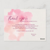 ピンクマルティニカクテルパーティーありがとう ポストカード (裏面)