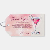 ピンクマルティニカクテル誕生日お願い ギフトタグ (裏面横)
