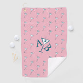 ピンクマルティニモノグラム ゴルフタオル (インサイチュ)