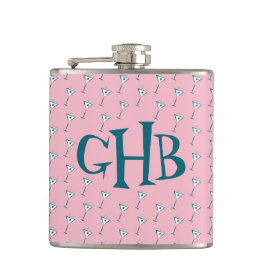 ピンクマルティニモノグラム フラスク