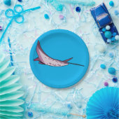 ピンクマンタレイ ペーパープレート (パーティー)