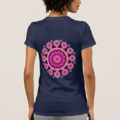 ピンクマンダラカスタマイズ- Tシャツ (裏面)