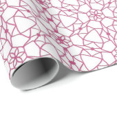 ピンクマンダラジオメトリ ラッピングペーパー (ロールコーナー)