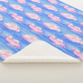 ピンクマーシュマロームクラウズシェルパブランケット シェルパブランケット (3/4)