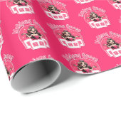 ピンクマージャンクイーンラッピング紙 ラッピングペーパー (ロールコーナー)