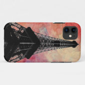 ピンクマーブルエッフェルタワーiPhone 5ケース Case-Mate iPhoneケース (裏面(横))