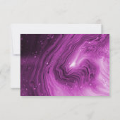 ピンクマーブルハッピーリタイアメントありがとうございました ノートカード (裏面)