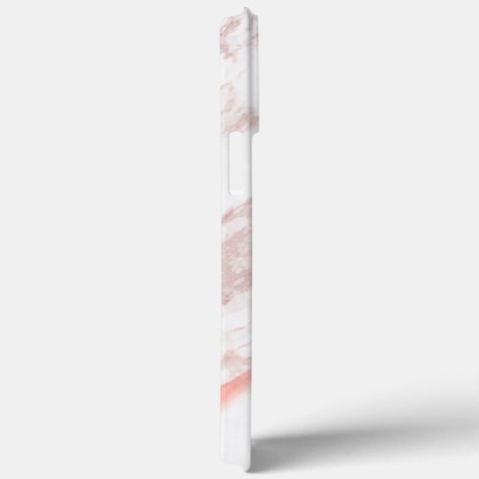 ピンクマーブルモノグラムアニーイニシャル&ネームカスタム Case-Mate iPhoneケース (裏面 / 右)