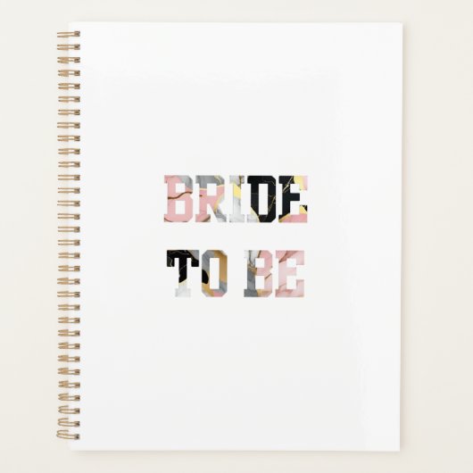 ピンクマーブル ブライドトゥビー プランナー手帳 (正面)