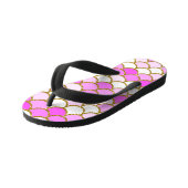 ピンクマーメイドはかりで測 キッズビーチサンダル (アングル)