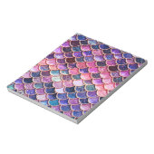 ピンクマーメイドグリッターはかりで測 – マーメイドはかりで測 ノートパッド (回転)