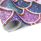 ピンクマーメイドグリッターはかりで測 – マーメイドはかりで測 ラッピングペーパー (ロールコーナー)