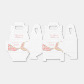 ピンクマーメイドテールテーマ誕生日お願いボックス フェイバーボックス (折り畳みなし)