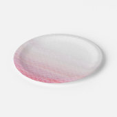 ピンクマーメイドバースデーパーティー紙プレート ペーパープレート (アングル)