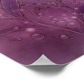 ピンクマーメイドプリント ポスター (角)