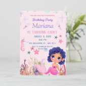 ピンクマーメイドリトルマーメイドマジカルパーティー 招待状 (スタンド正面)