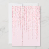 ピンクマーメイドリトルマーメイドマジカルパーティー 招待状 (裏面)