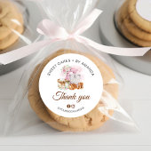 ピンクミキサーソース生地LOAFありがとう ラウンドシール