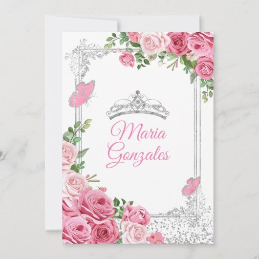 ピンクミクインズ15アノスバタフライシルバークラウン 招待状 (裏面)