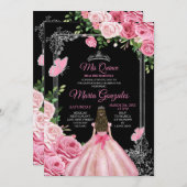 ピンクミクインズ15アノスバタフライシルバークラウン 招待状 (正面/裏面)