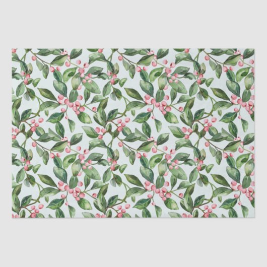 ピンクミステレトーヴィンテージクリスマスティッシュペーパー 薄葉紙 (正面)