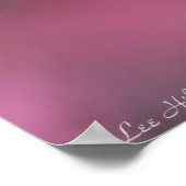 「ピンクミスト」日本の桜のポスター ポスター (角)