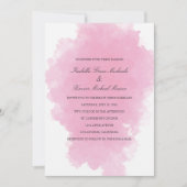 ピンクミスト |結婚式招待状 招待状 (正面)