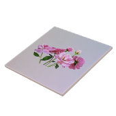 ピンクミニチュアバラ タイル (側面)