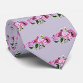 ピンクミニチュアバラ ネクタイ (ロール)