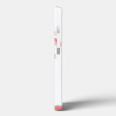 ピンクミニマリストパームツリーフォンケースiPhone /iPad Case-Mate iPhoneケース (裏面 / 左)