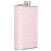 ピンクミニマルとホワイトモノグラム フラスク (右)
