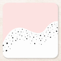 ピンクミニマルデザイン（ドット付）