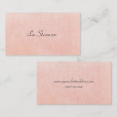 ピンクミニマルリフェイクネン名刺 名刺 (正面/裏面)