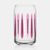 ピンクミニマルレトロインスパイア ガラス缶 (左)