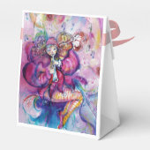 ピンクミュージカルピエロティール(緑がかった色)ブルージェムストーンモノグラム フェイバーボックス (裏面サイド)