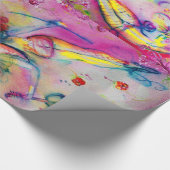 ピンクミュージカルピエロ、バターフi̇ル、フローラスワール ラッピングペーパー (角)