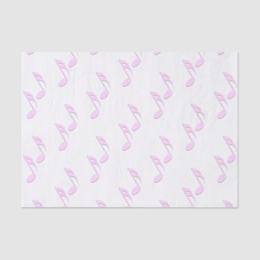 ピンクミュージックノート 薄葉紙 (正面)