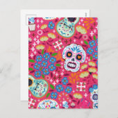 ピンクミュージックロックスカルフローラ園 シーズンポストカード (正面/裏面)