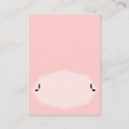 ピンクミュージック座席表 プレイスカード