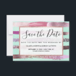 ピンクミントグリーン爪、 ネイルポーランドグリッターブラシストローク セーブザデート<br><div class="desc">ピンクミントグリーン爪、 ネイルポーランドグリッターブラシストローク</div>